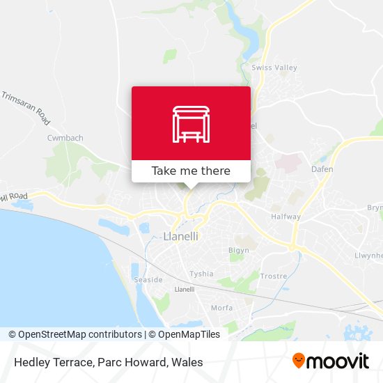 Hedley Terrace, Parc Howard map