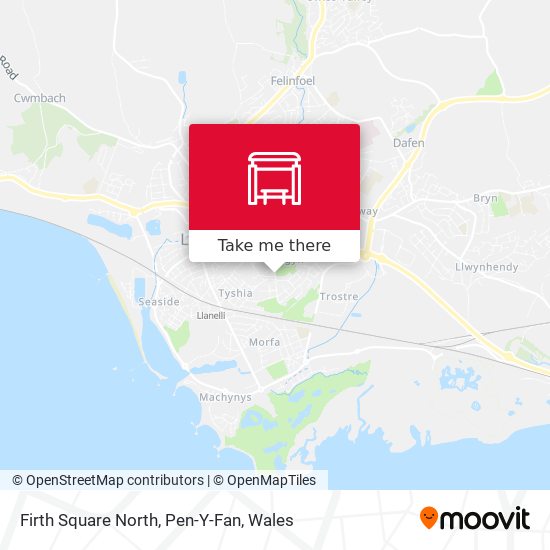 Firth Square North, Pen-Y-Fan map