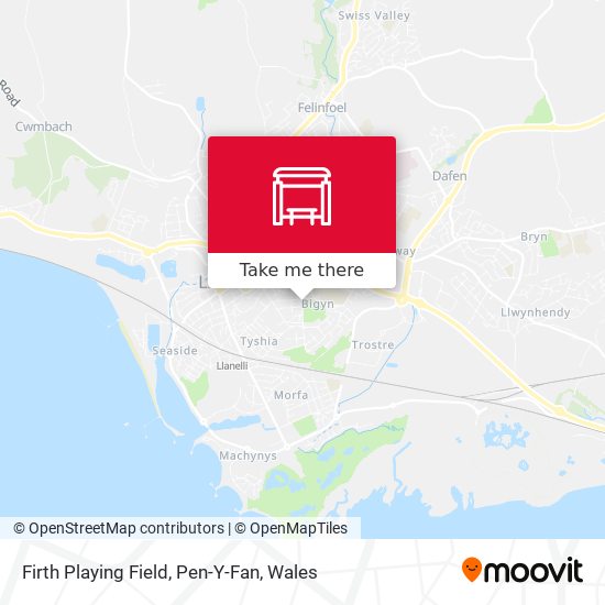 Firth Playing Field, Pen-Y-Fan map