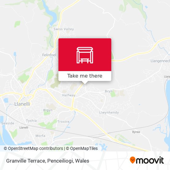 Granville Terrace, Penceiliogi map