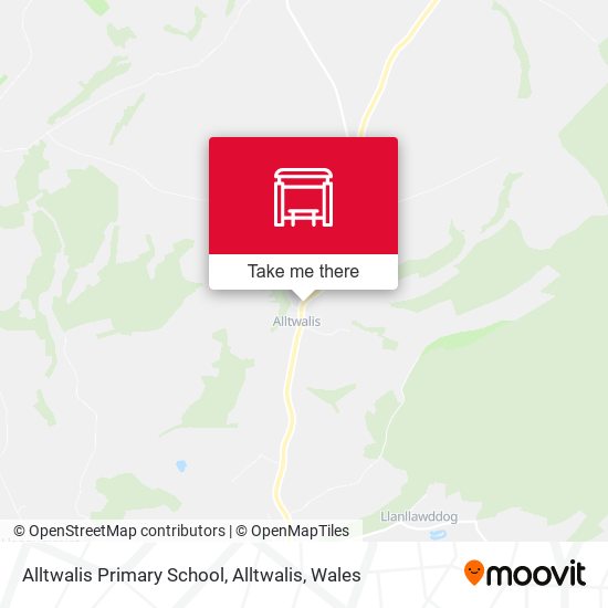 Alltwalis Primary School, Alltwalis map