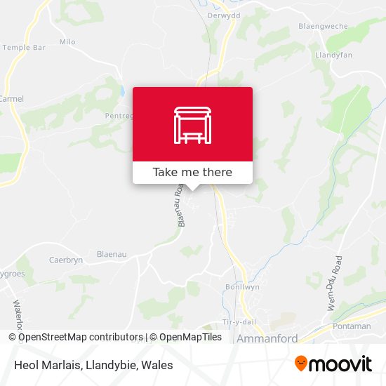 Heol Marlais, Llandybie map