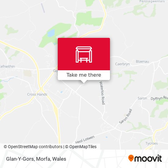 Glan-Y-Gors, Morfa map