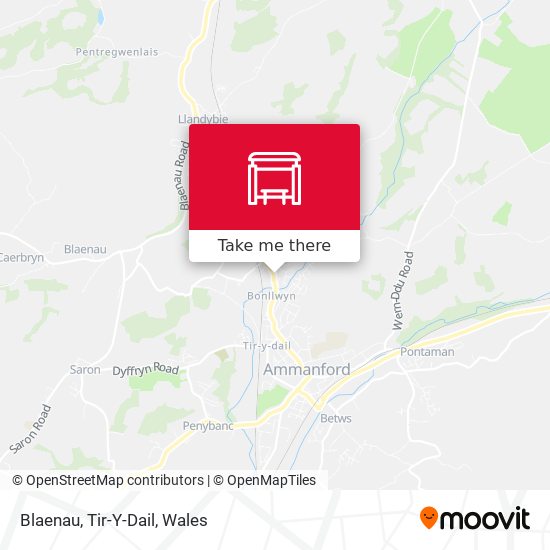 Blaenau, Tir-Y-Dail map