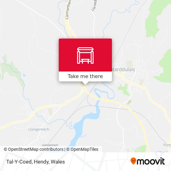 Tal-Y-Coed, Hendy map