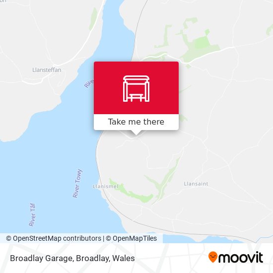 Broadlay Garage, Broadlay map