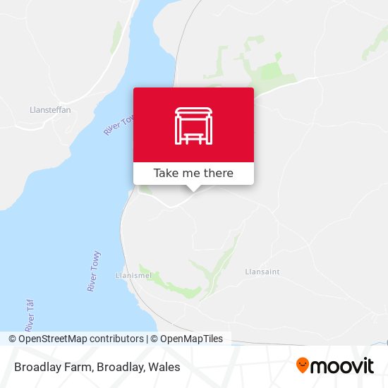 Broadlay Farm, Broadlay map