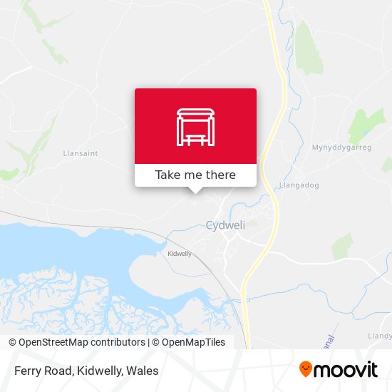 Ferry Road, Kidwelly map