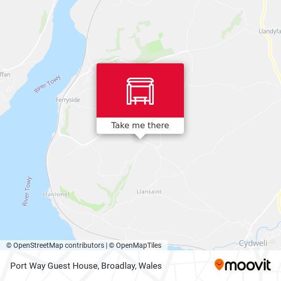Port Way Guest House, Broadlay map