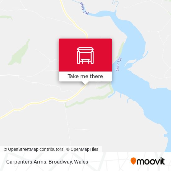 Carpenters Arms, Broadway map