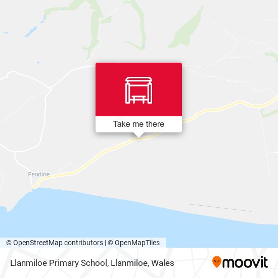 Llanmiloe Primary School, Llanmiloe map