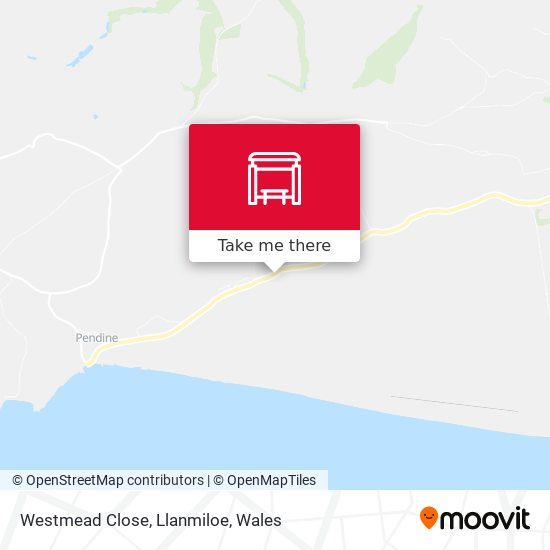 Westmead Close, Llanmiloe map