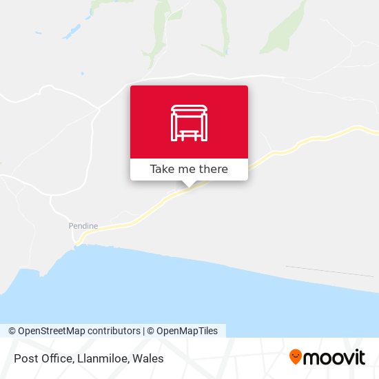 Post Office, Llanmiloe map