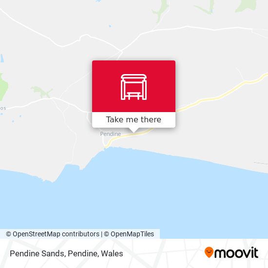 Pendine Sands, Pendine map