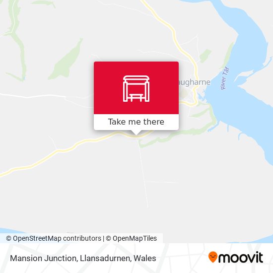Mansion Junction, Llansadurnen map