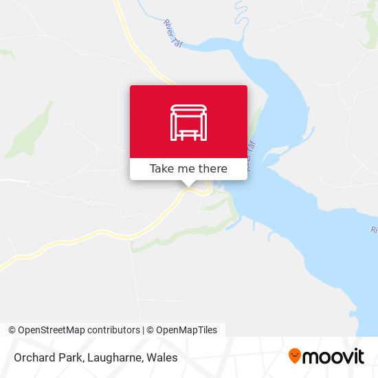 Orchard Park, Laugharne map