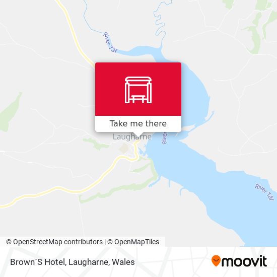 Brown`S Hotel, Laugharne map