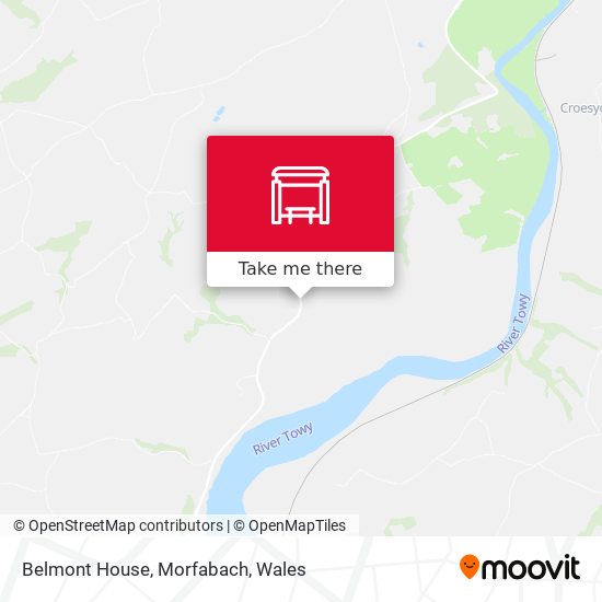 Belmont House, Morfabach map