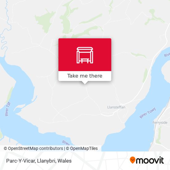 Parc-Y-Vicar, Llanybri map