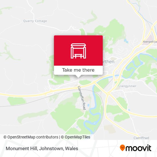 Monument Hill, Johnstown map