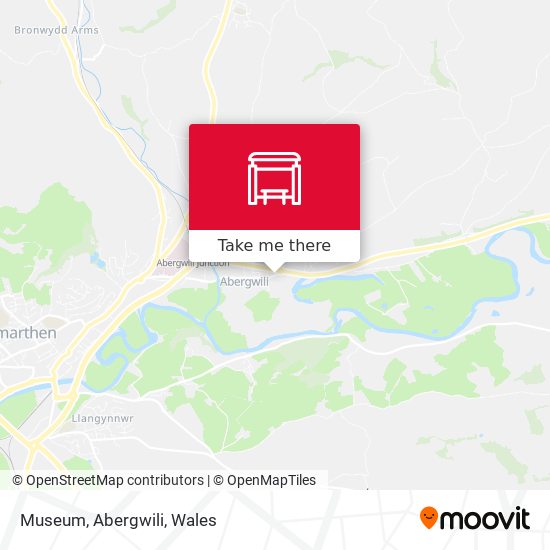 Museum, Abergwili map