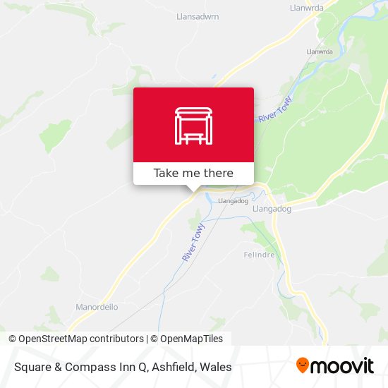 Square & Compass Inn Q, Ashfield map