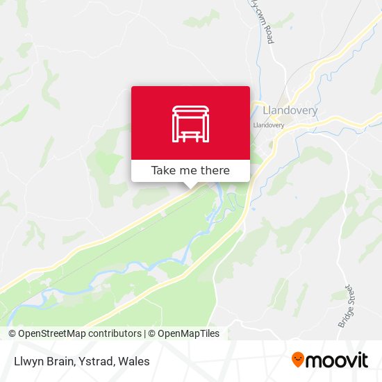 Llwyn Brain, Ystrad map