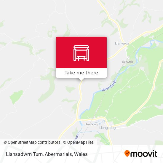Llansadwrn Turn, Abermarlais map
