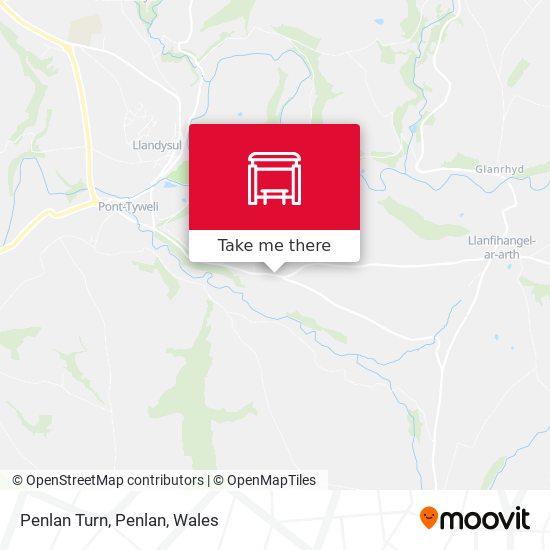 Penlan Turn, Penlan map