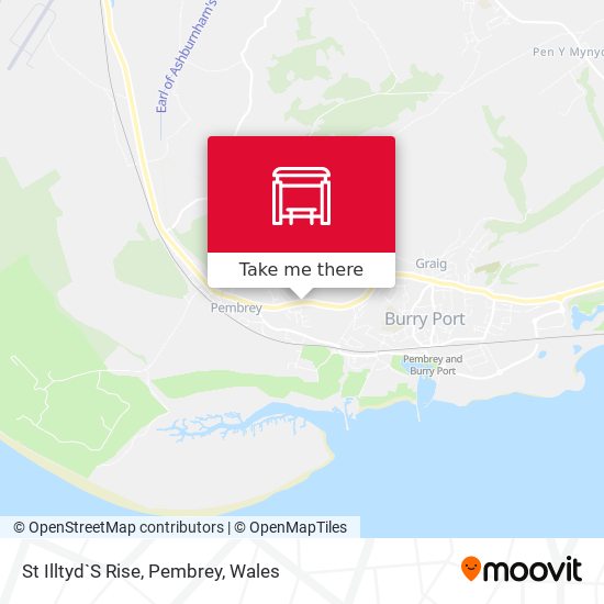 St Illtyd`S Rise, Pembrey map