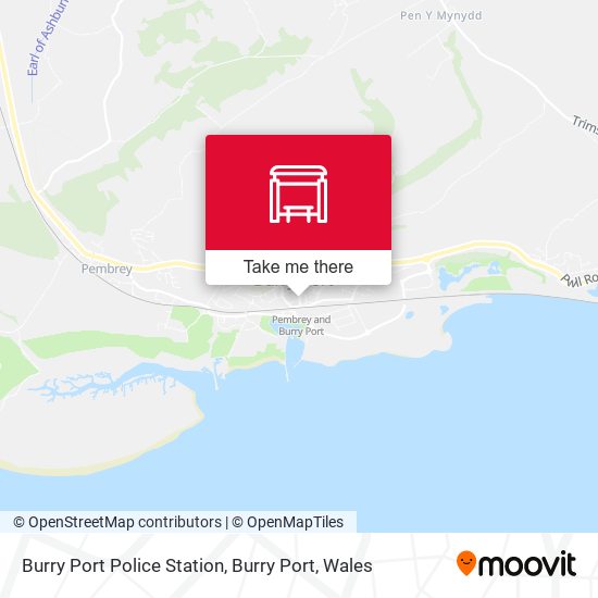 Burry Port Police Station, Burry Port map
