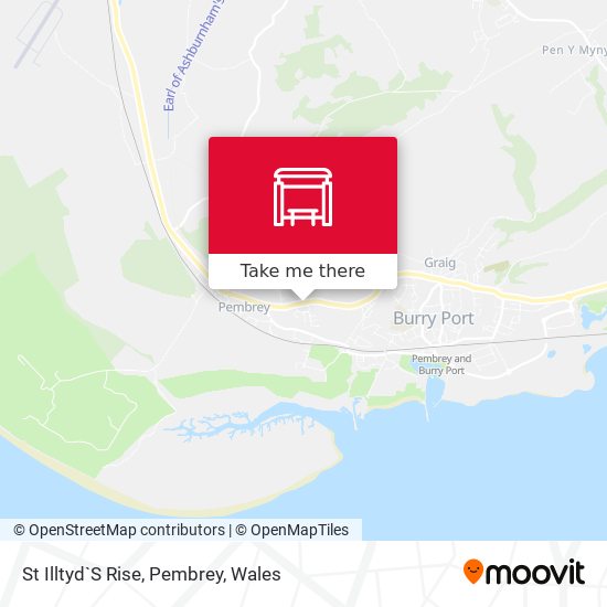 St Illtyd`S Rise, Pembrey map