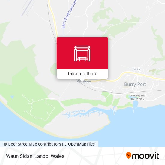 Waun Sidan, Lando map