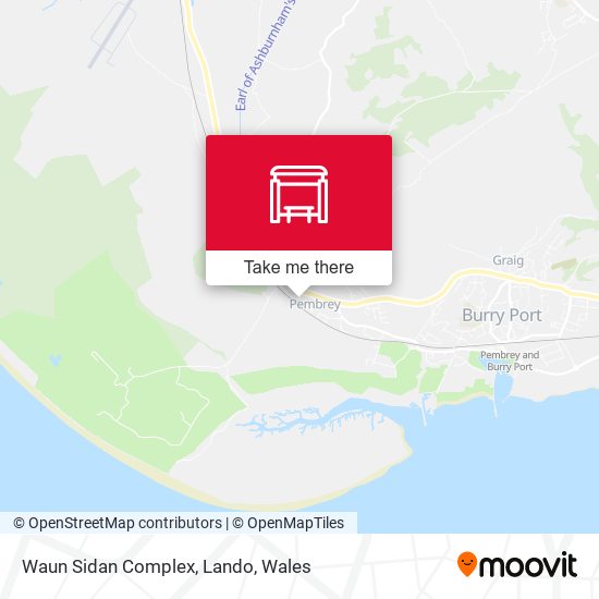 Waun Sidan Complex, Lando map