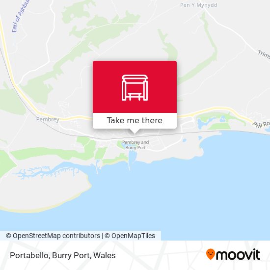 Portabello, Burry Port map