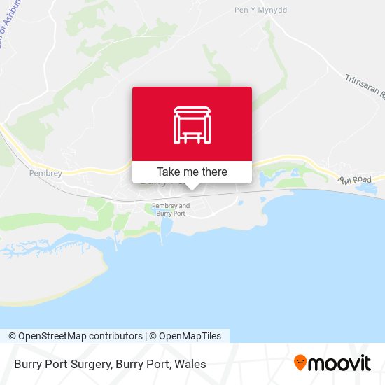 Burry Port Surgery, Burry Port map