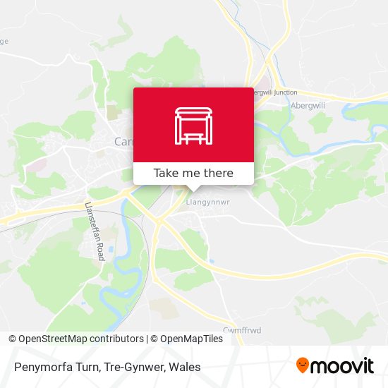 Penymorfa Turn, Tre-Gynwer map