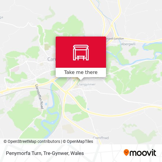 Penymorfa Turn, Tre-Gynwer map