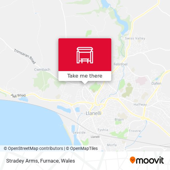 Stradey Arms, Furnace map
