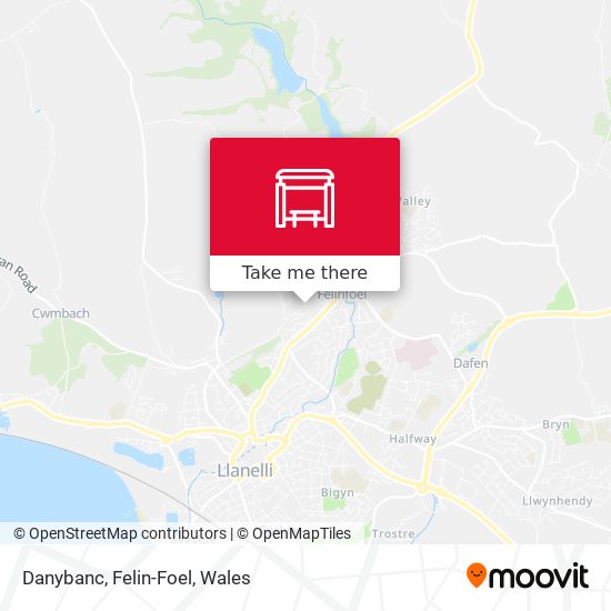 Danybanc, Felin-Foel map