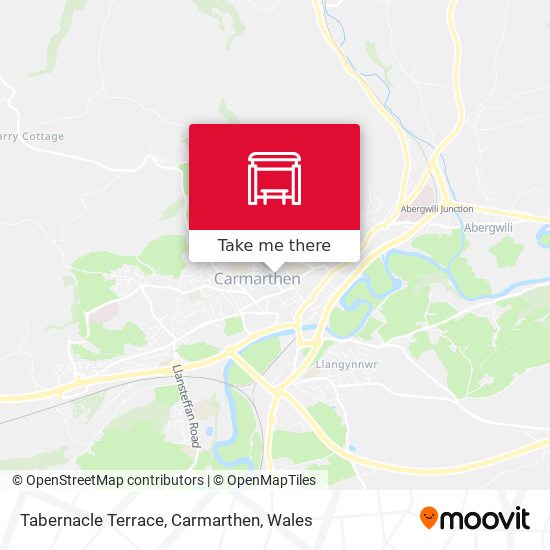 Tabernacle Terrace, Carmarthen map