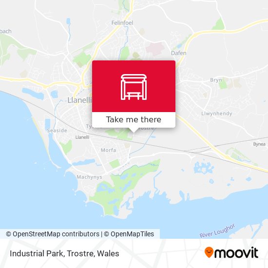 Industrial Park, Trostre map