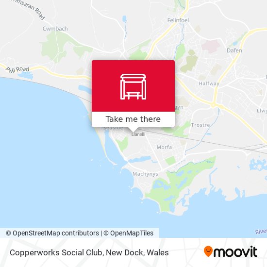 Copperworks Social Club, New Dock map