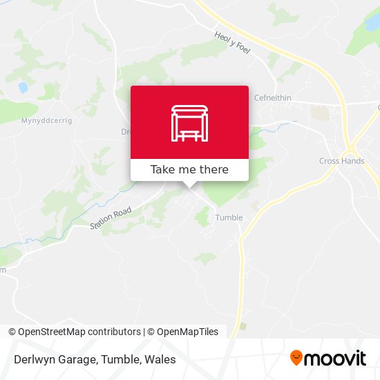 Derlwyn Garage, Tumble map