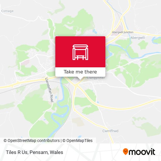Tiles R Us, Pensarn map