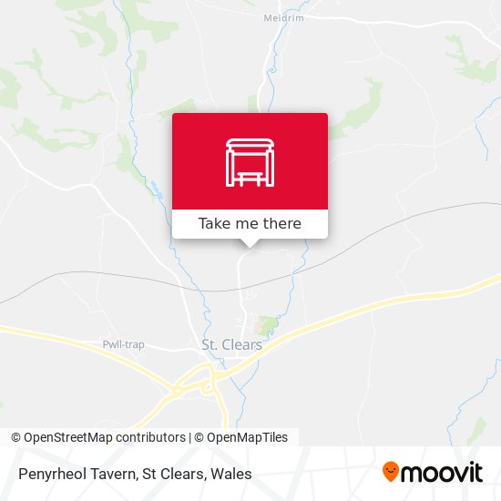Penyrheol Tavern, St Clears map