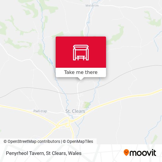 Penyrheol Tavern, St Clears map