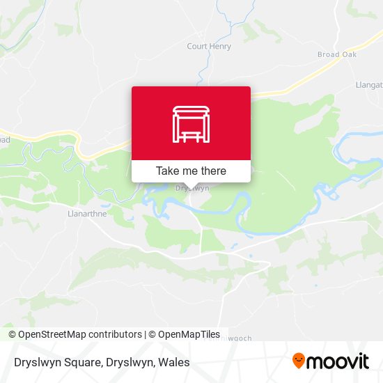 Dryslwyn Square, Dryslwyn map