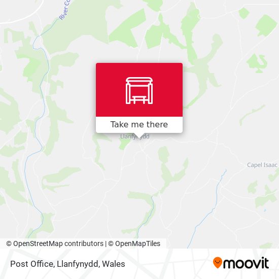 Post Office, Llanfynydd map