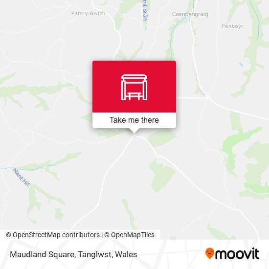 Maudland Square, Tanglwst map